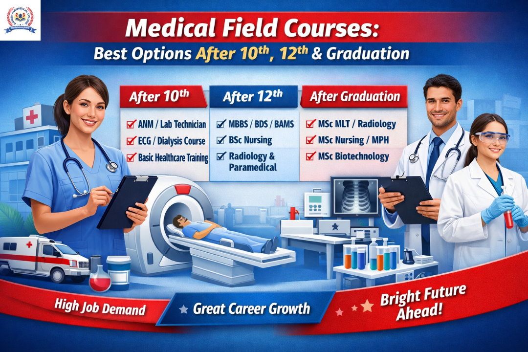  Medical Field Courses : Best Options after 10th, 12th 